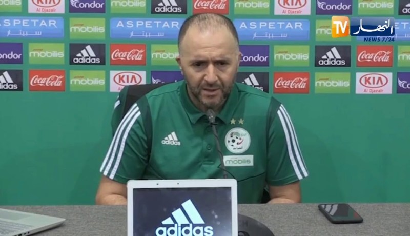 بلماضي: وضعية محرز غير مقلقة  ونفسيا هو مركز كثيرا مع المنتخب فهو قائدنا