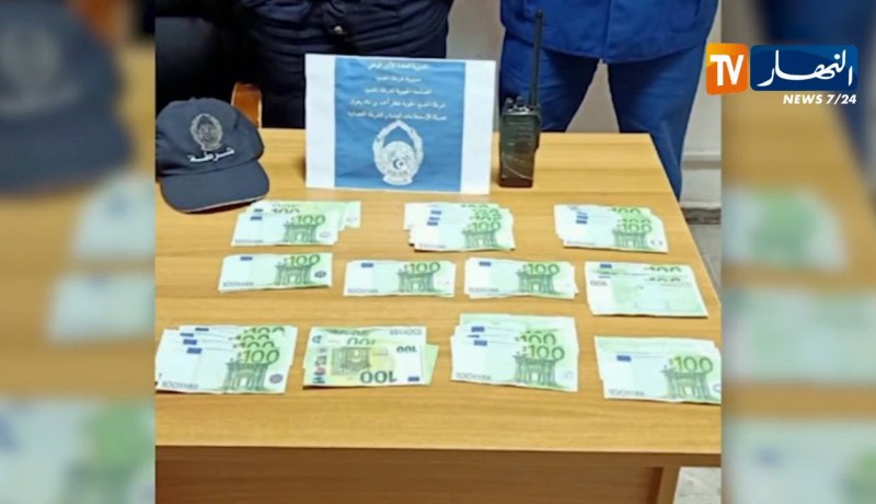 وهران/ إحباط محاولة تمرير 6650 أورو دون التصريح بها بمطار “أحمد بن بلة”