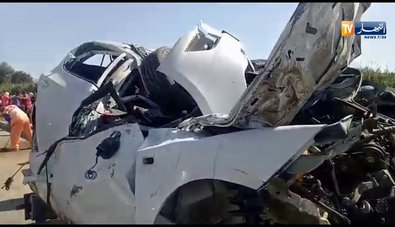 سيدي بلعباس/ حادث مرور يودي بحياة شخص وإصابة 7 آخرين