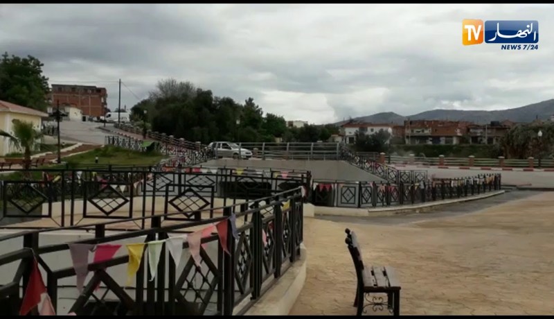 شوارع مدينة حمام دباغ خالية على عروشها و التزام مواطنيها بالحجر المنزلي في قالمة