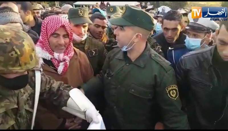 مراسيم تشييع جثمان الفقيد قايد عيشوش عبد الحق بمقبرة سيدي زيان بتاجنة