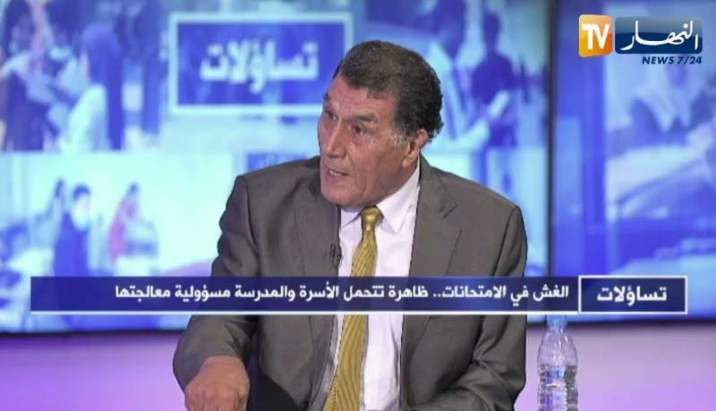 مسعود بن حليمة: الغش في البكالوريا يرجع إلى تكوين الطالب ومن قام بهذا الفعل فهو إنسان مريض وغير سوي