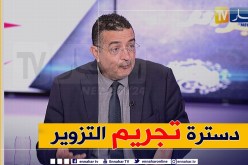 ياسين مرزوقي: أدعو لدسترة تجريم التزوير أو وضع عقوبات صارمة ضد المزورين