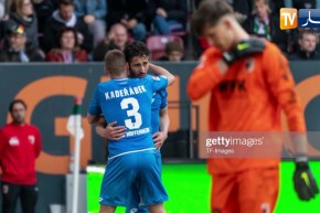 بلفوضيل يسجل هاتريك ويقود هوفنهايم للفوز برباعية أمام أوغسبورغ