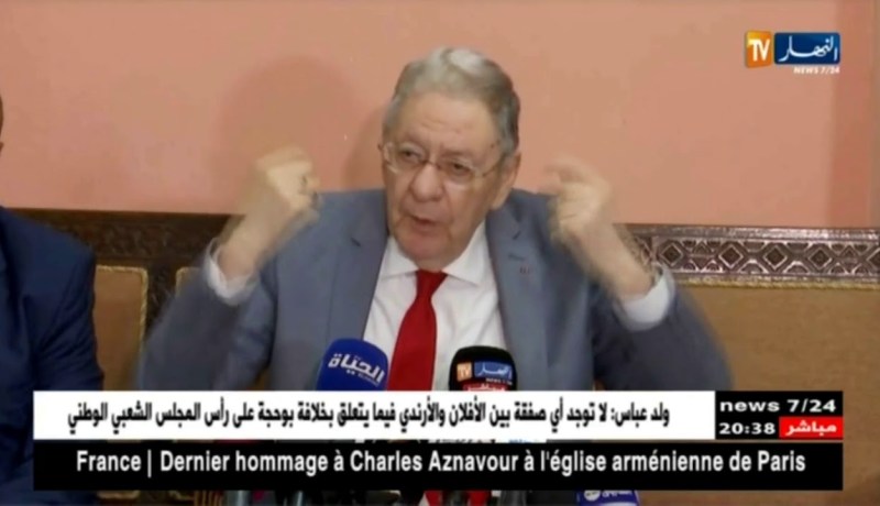 ولد عباس: الرئاسة ليس لها أي دخل في قضية الفوضى التي يعيشها المجلس الشعبي الوطني