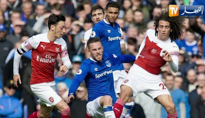 أرسنال يسقط أمام إيفرتون ومهدد بفقدان المركز الرابع
