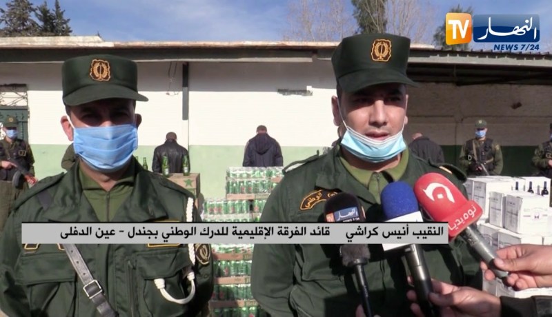 عين الدفلى: الدرك الوطني يحجز مشروبات كحولية أجنبية ببئر ولد خليفة