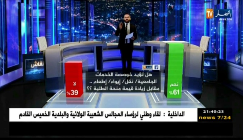 هل تؤيد خوصصة الخدمات الجامعية مقابل زيادة منحة الطلبة ؟..هكذا كانت إجابة الجزائريين عبر الفيسبوك