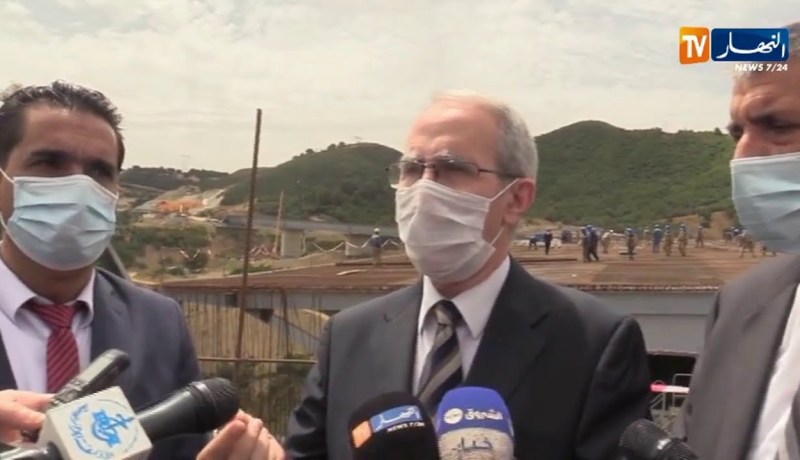 المدية : وزير النقل يقف على مشروع نفق الحمدانية والشطر المتبقي بين البليدة والمدية