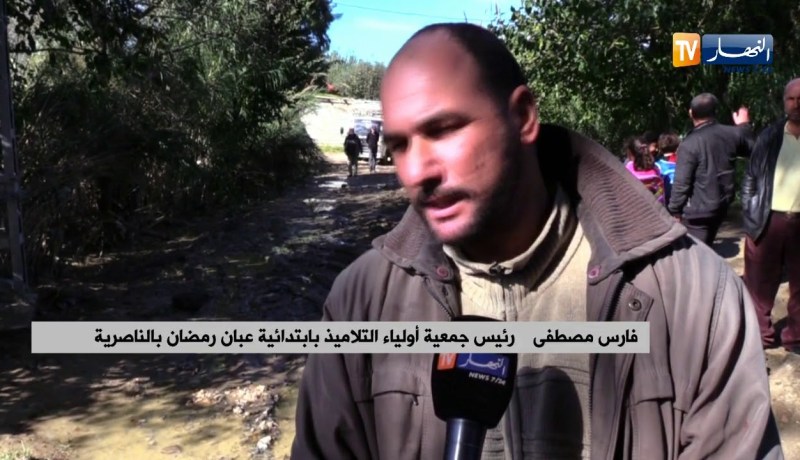 بومرداس/ هذا ما فعلته الأمطار بإبتدائية عبان رمضان في منطقة شندر بالناصرية