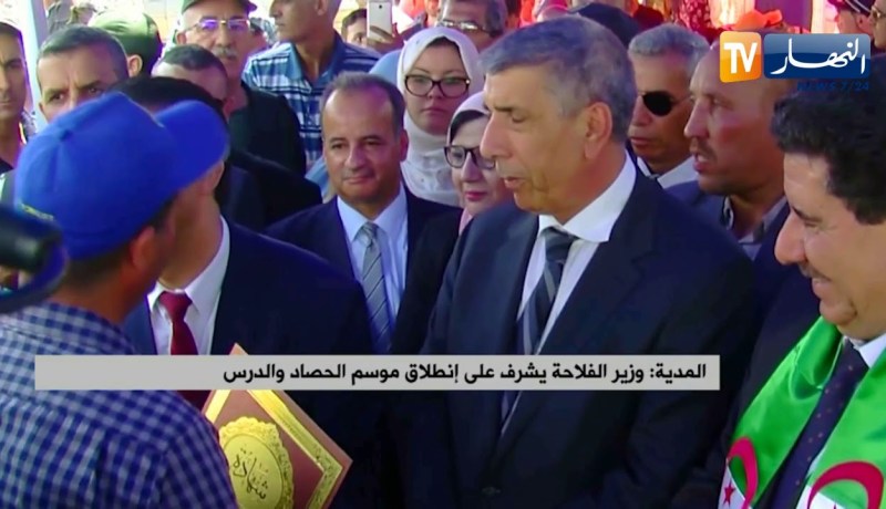 المدية: وزير الفلاحة يشرف على إنطلاق موسم الحصاد والدرس