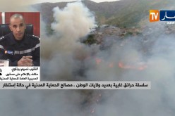 نسيم برناوي: “تم إخماد 74 حريق أتى على 323 هكتار من المساحة الغابية خلال 24/ سا الأخيرة”