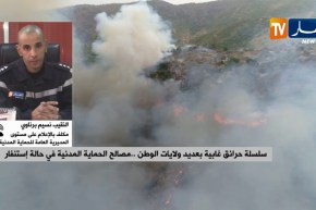 نسيم برناوي: “تم إخماد 74 حريق أتى على 323 هكتار من المساحة الغابية خلال 24/ سا الأخيرة”