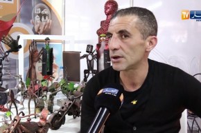 فن/ بقطع غيار السيارات القديمة وخردوات..شاب يبدع في صناعة مجسمات فنية