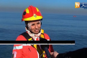 نبيلة .. الوحيدة المشاركة في عملية البحث عن الصيادين المفقودين بمنتزه الصابلات