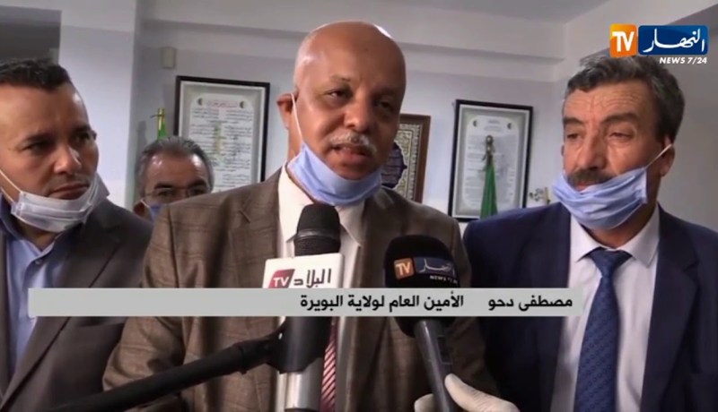 البويرة: أحد المستثمرين الخواص يتبرع بمعدات طبية لمواجهة فيروس كورونا