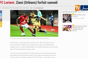 كريم زياني يتعرض لإصابة على مستوى أوتار الركبة و يغيب عن ناديه أورليان