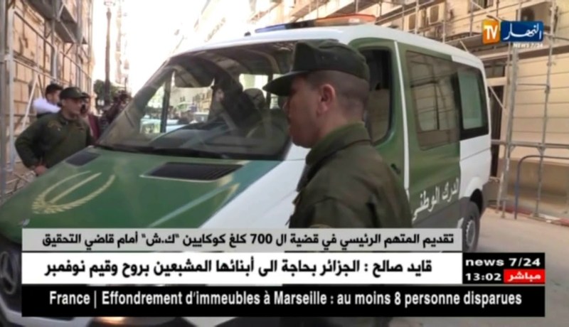 تقديم المتهم الرئيسي في قضية الـ 700 كلغ كوكايين “ك.ش” أمام قاضي التحقيق