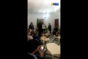 ولد عباس يستقبل حفيد الزعيم الراحل نيلسون مانديلا