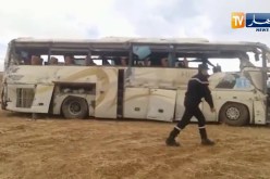 تيارت: 3 قتلى وإصابة 14 أخر في حادث إنقلاب حافلة لنقل المسافرين
