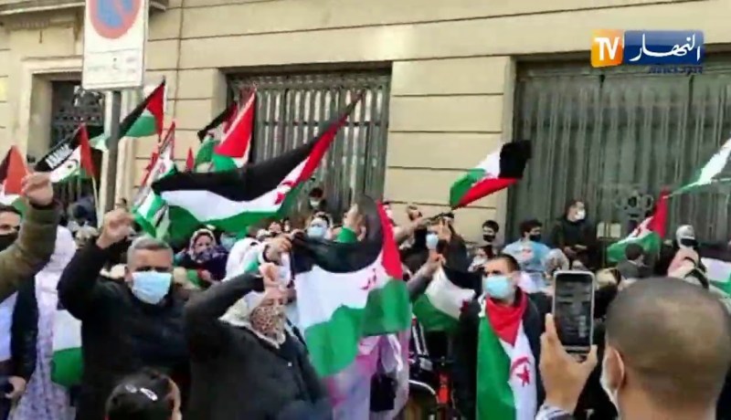 إسبانيا: وقفات تضامنية مع الجبهة الشعبية ضد الهجوم المغربي