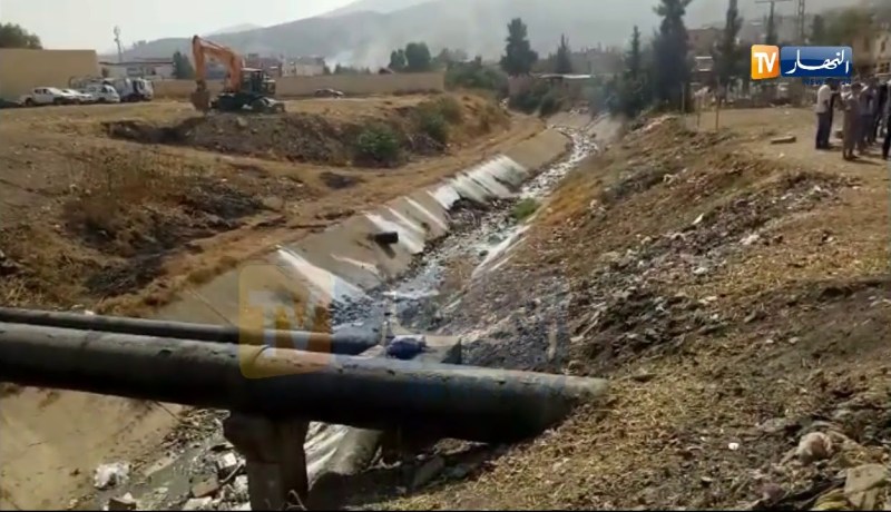 البليدة: هكذا تم تطهير وادي بني عزة مصدر “الكوليرا”