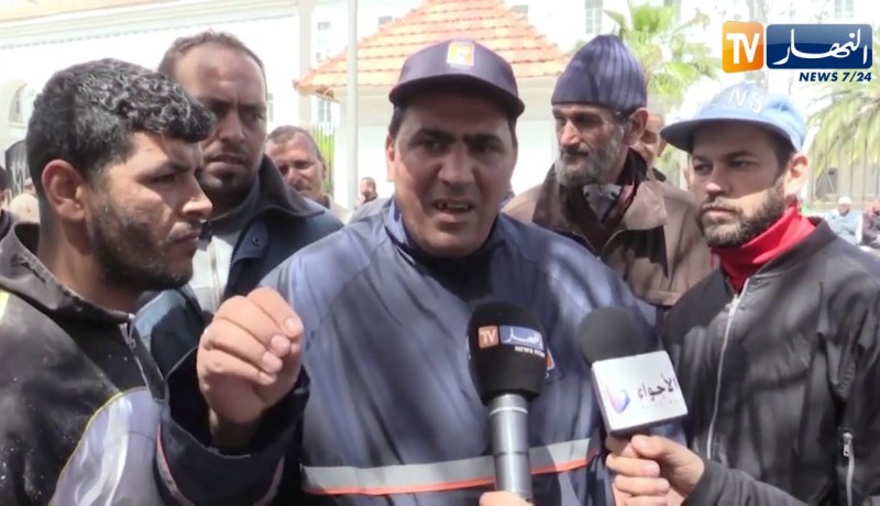 سيدي بلعباس: عمال البلدية وعقود ما قبل التشغيل يحتجوم ويطالبون بإدماجهم