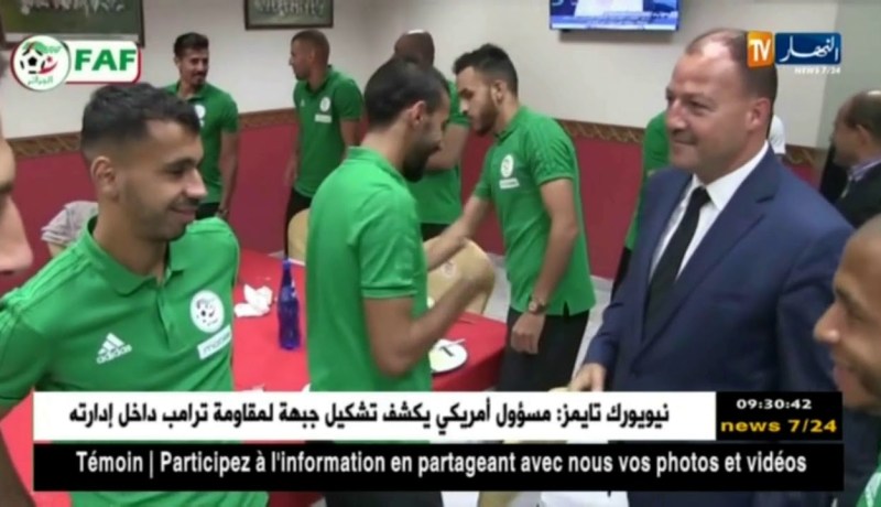 وزير الشباب والرياضة يزور لاعبي المنتخب الوطني بمركز سيدي موسى