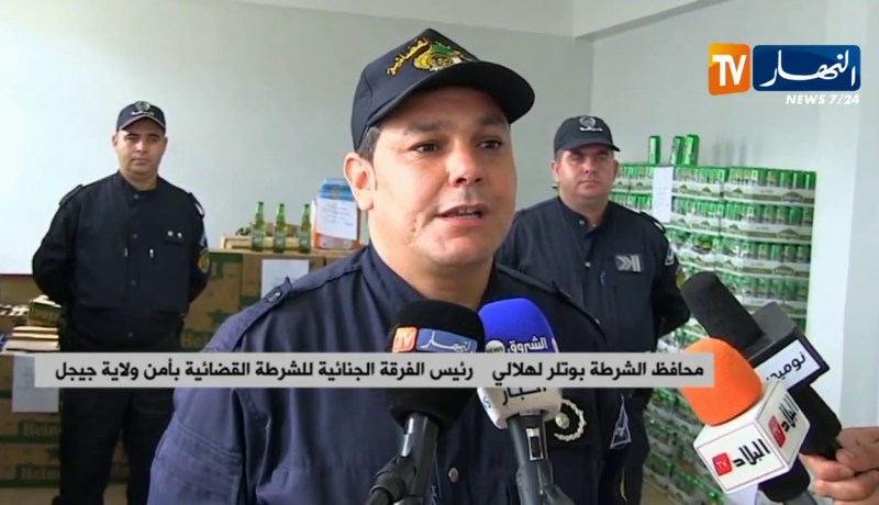 جيجل/ توقيف شخص وحجز 16 ألف قارورة مشروبات كحولية ومبالغ مالية