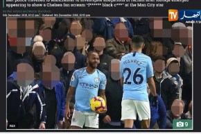 الشرطة البريطانية تفتح تحقيق بسبب هتافات عنصرية ضد ستيرلينغ