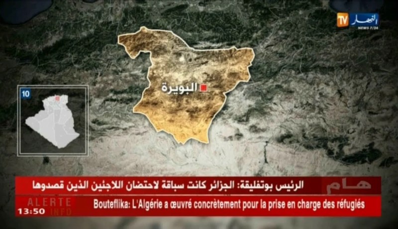 الجيش يدمّر مخبأ للإرهابيين يحتوي على أدوات تفجير بالبويرة !!