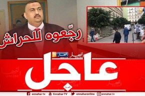 لحظة نقل طليبة من محكمة “سيدي امحمد” نحو سجن الحراش بعد التحقيق معه