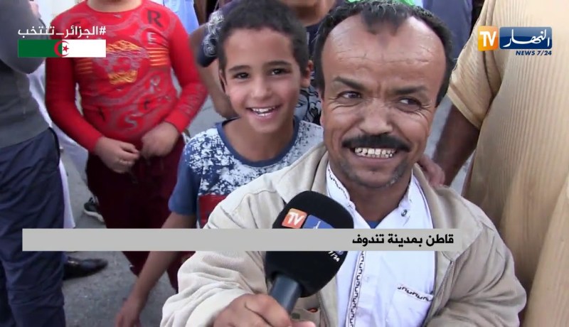 تندوف/ مواطنون يشاركون في مسيرة حاشدة لدعم الجيش ومسار الإنتخابات