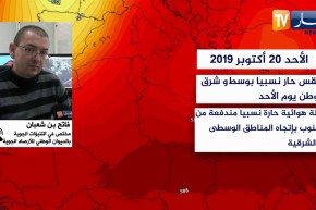 إضطراب جوي مرتقب خلال الساعات المقبلة على المناطق الشمالية