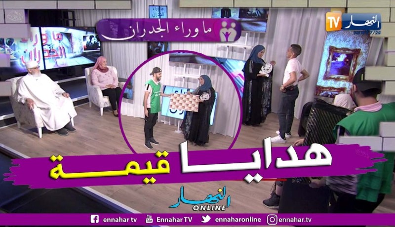 يوسف من ذوي الهمم وجمعية أمجاد يقدمان هدية إلى مقدمة ما وراء الجدران