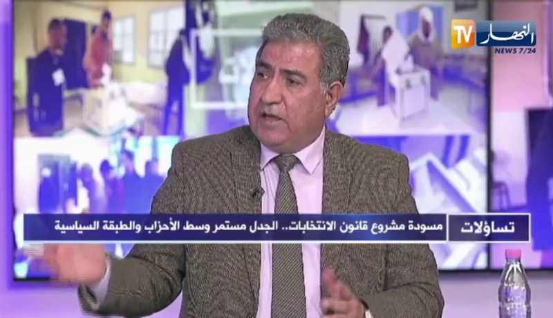الطاهر بن بعيبش: قانون الإنتخابات لايعكس  تماما ما جاء في برنامج الرئيس
