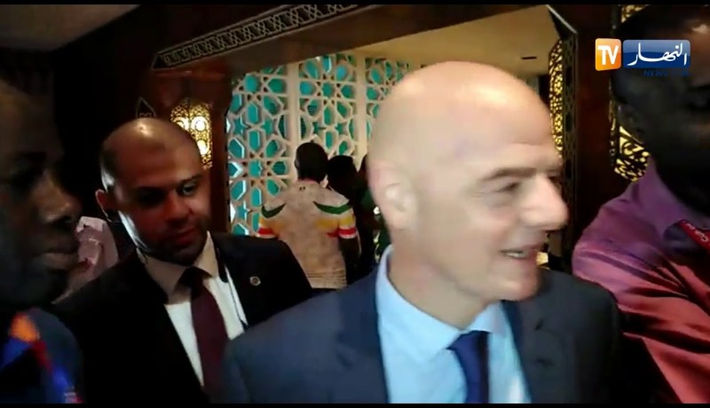 القاهرة/ “أنفانتينو” في فندق الماريوت على هامش إجتماع المكتب التنفيذي للكاف