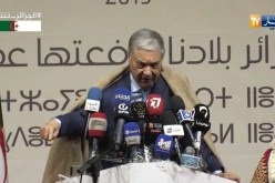 بن فليس يردد أغنية المرحومة نورة..والرد من القاعة بـ “زغرودة”
