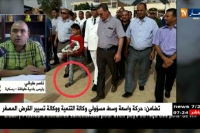 رئيس بلدية طولقة/” الطفل من عائلة ثورية وسنتكفل به”