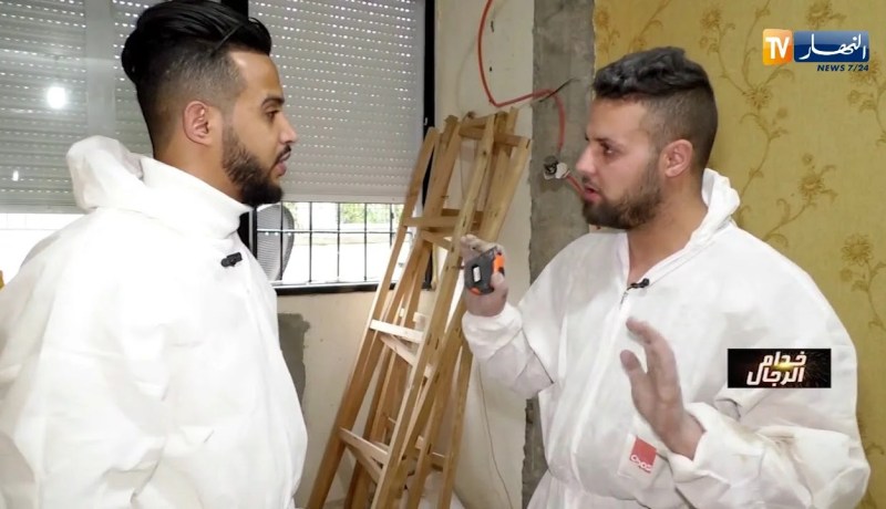 خدام الرجال..مهنة الأسقف المستعارة faux plafond ba13