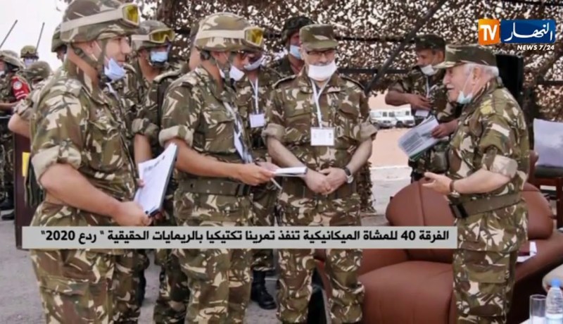 الفرقة 40 للمشاة الميكانيكية تنفذ تمرينا تكتيكيا بالريمايات الحقيقية ردع 2020