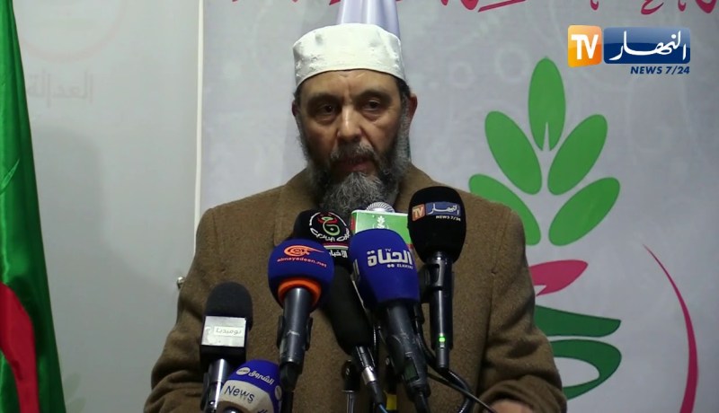 جاب الله يدعوا النخبة لإستغلال فرصة الإستحقاقات الإنتخابية من اجل النهوض بالجزائر