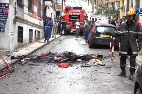 حريق مهول في شقة على مستوى خليفة بوخالفة وسط العاصمة