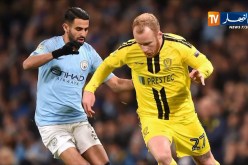 محرز ينال العلامة الكاملة في لقاء السيتي ضد بيرتون ألبيون في كأس الرابطة