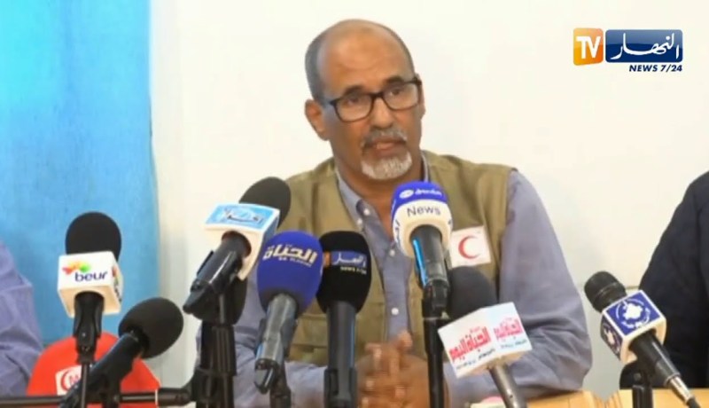 بوحبيني يحيى: الجزائر بادرت إلى إرسال المساعدات قبل أن يعلن الهلال الصحراوي إلى حاجاته