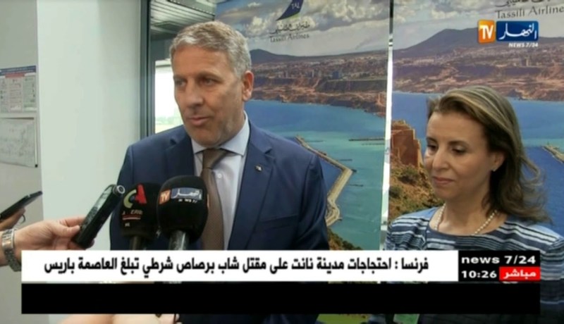 طيران/ طاسيلي تطلق خط جوي دولي بين وهران وستراسبورغ