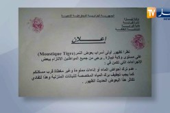 تيبازة: ظهور أولى أسراب بعوض النمر بالولاية
