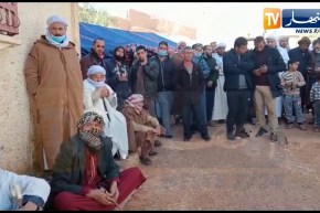 في إنتظار وصول جثمان  شهيد الواجب “نور الدين بوزايدة” إلى بيته العائلي بالبيض