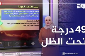 أحوال الطقس / 49 درجة مئوية تحت الظل على هذه المناطق