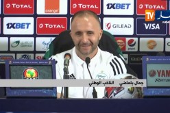 ندوة صحفية للناخب الوطني “جمال بلماضي” قبل مباراة الجزائر السينغال